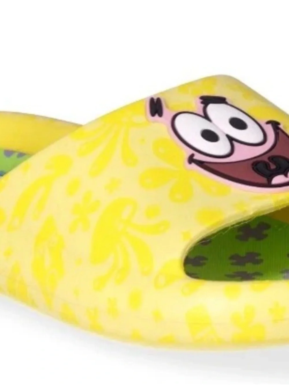 SpongeBob and Patrick Men's Yellow Comfort Slides Sandals Ground Size 11